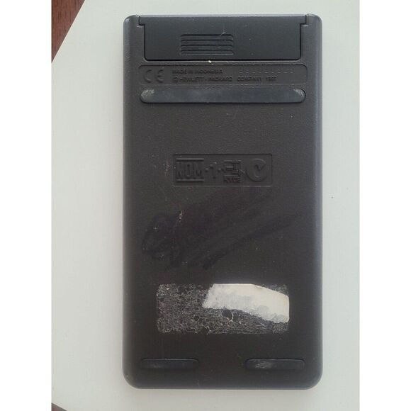 HP-10B Business Calculator Hewlett Packard business vintage retro brown - Picture 2 of 14